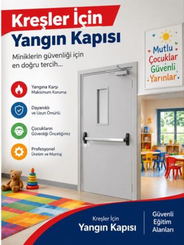 Dilovası Kreşler İçin Güvenli Yangın Kapısı Çözümleri