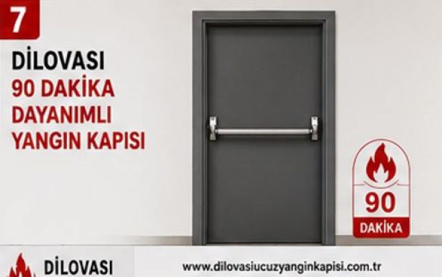 Dilovası 90 Dakika Dayanımlı Yangın Kapısı